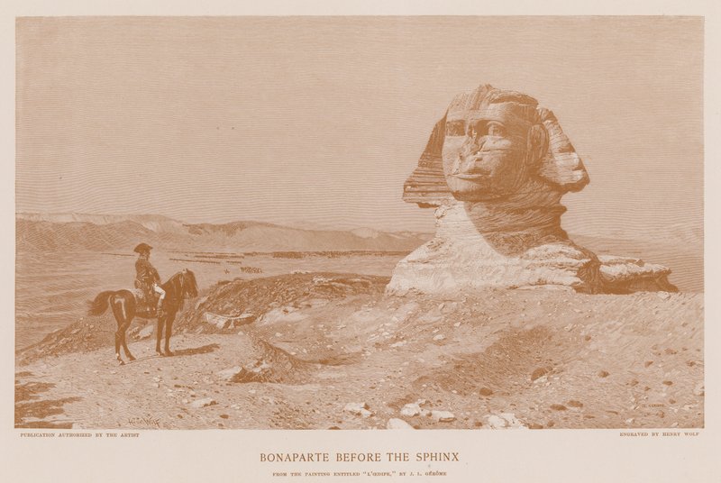 Sfenksten önce Bonapart by Jean Leon Gerome
