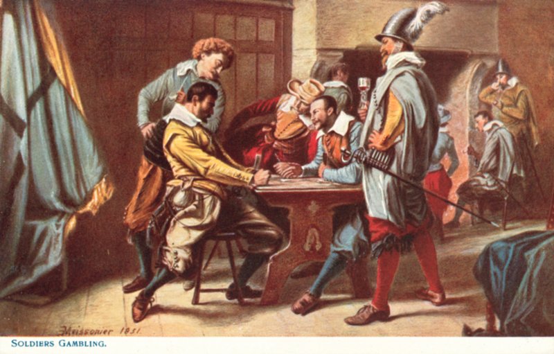 Askerler Kumar by Jean Louis Ernest Meissonier