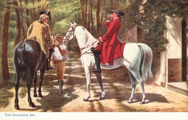 Yol Kenarı Hanı by Jean Louis Ernest Meissonier