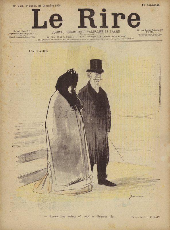 Le Rire için İllüstrasyon by Jean Louis Forain