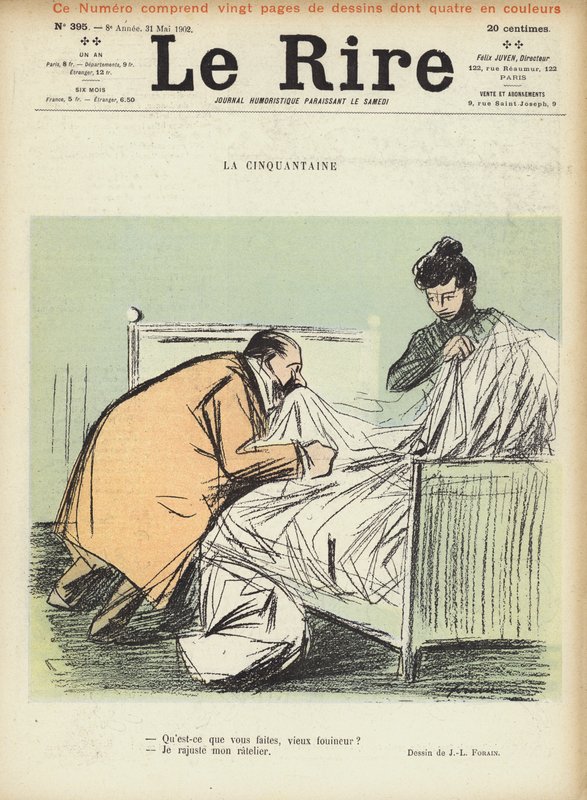 Le Rire için İllüstrasyon by Jean Louis Forain