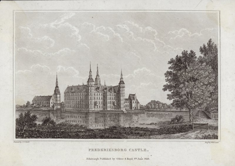 Frederiksborg Sarayı by Johan Christian Dahl
