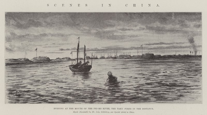 Çin'deki sahneler by Johann Nepomuk Schonberg