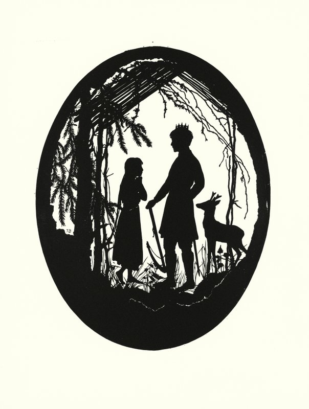 Kardeş ve Kız Kardeş (litografi) by Johanna Beckmann