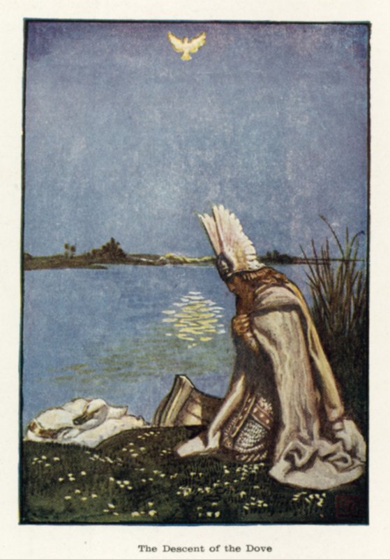 Güvercin inişi by John Byam Liston Shaw