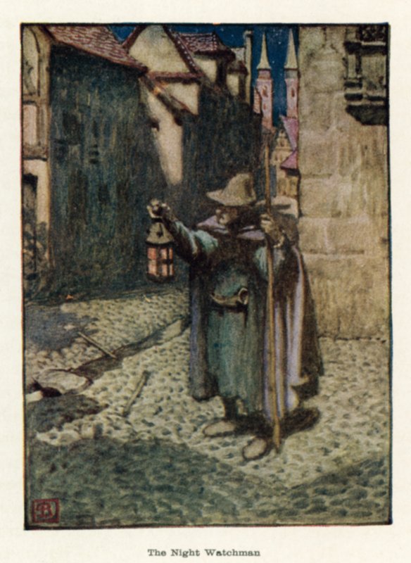gece bekçisi by John Byam Liston Shaw