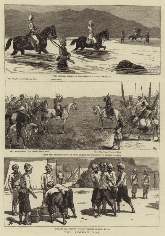 Afgan Savaşı by John Charles Dollman