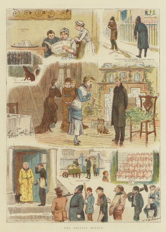 Bayram Mevsimi (kromolitho) by John Charles Dollman