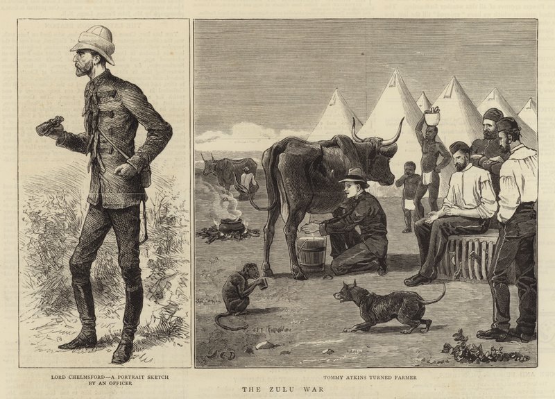 Zulu Savaşı by John Charles Dollman