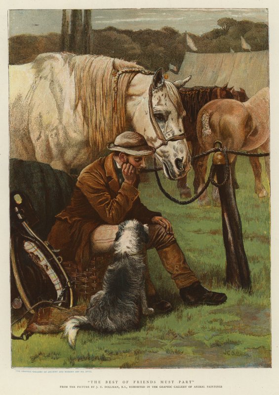 En iyi arkadaşlar ayrılmalı by John Charles Dollman