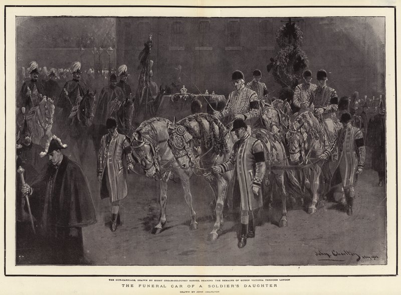 Bir Askerin Kızının Cenaze Arabası by John Charlton