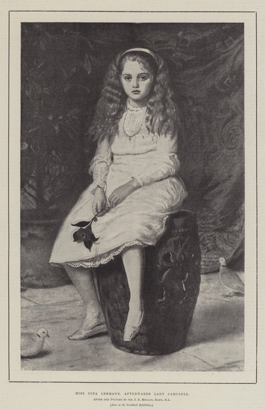 ಮಿಸ್ ನೀನಾ ಲೆಹ್ಮನ್, ನಂತರ ಲೇಡಿ ಕ್ಯಾಂಪ್ಬೆಲ್ ಟರ್ಕ್ by John Everett Millais