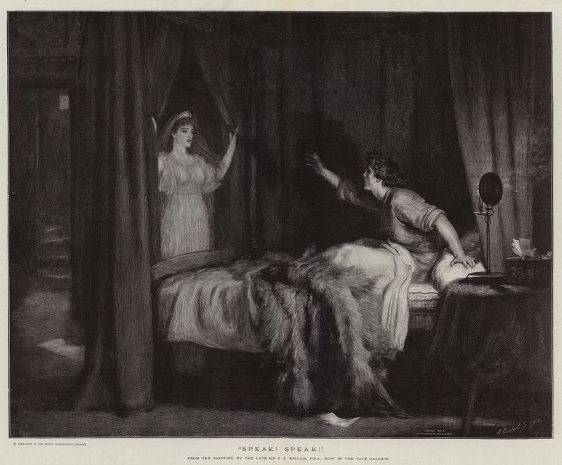 Konuşmak! Konuşmak! by John Everett Millais