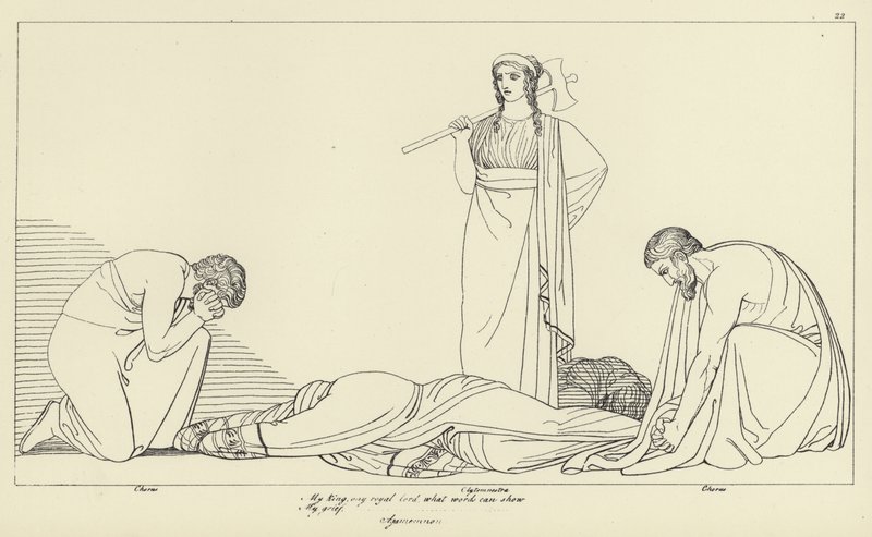 Feiled Girl (marmari) by John Flaxman