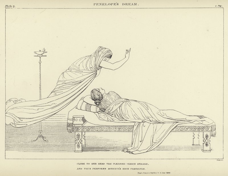 ለኤም.ኤስ.ኤስ ስዕሎች by John Flaxman