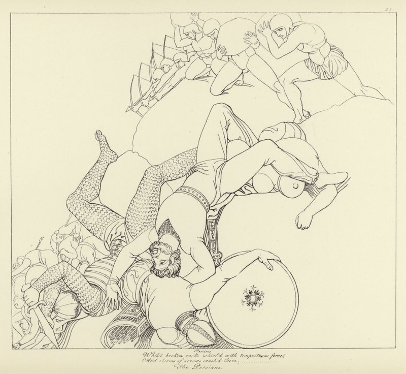 The Persians  by John Flaxman
