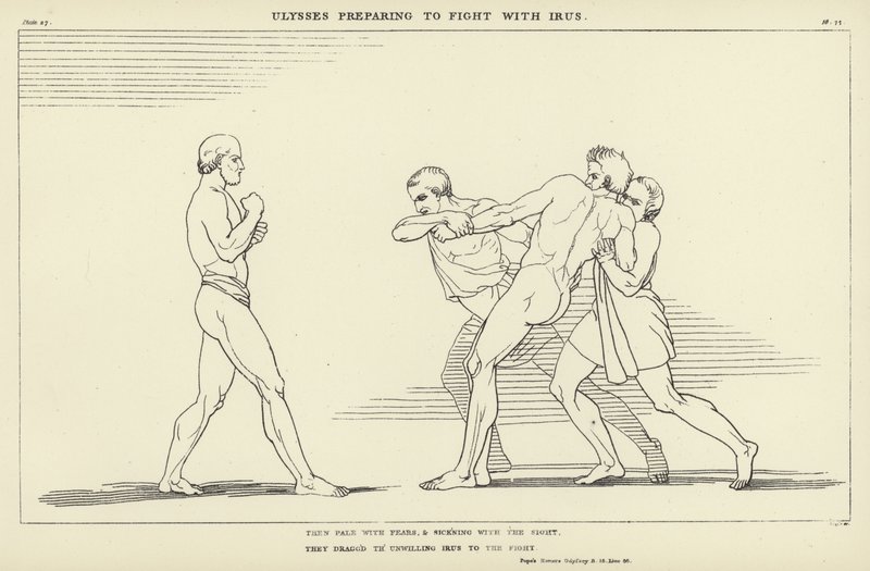 Ulysses Virüsle savaşmaya hazırlanıyor by John Flaxman