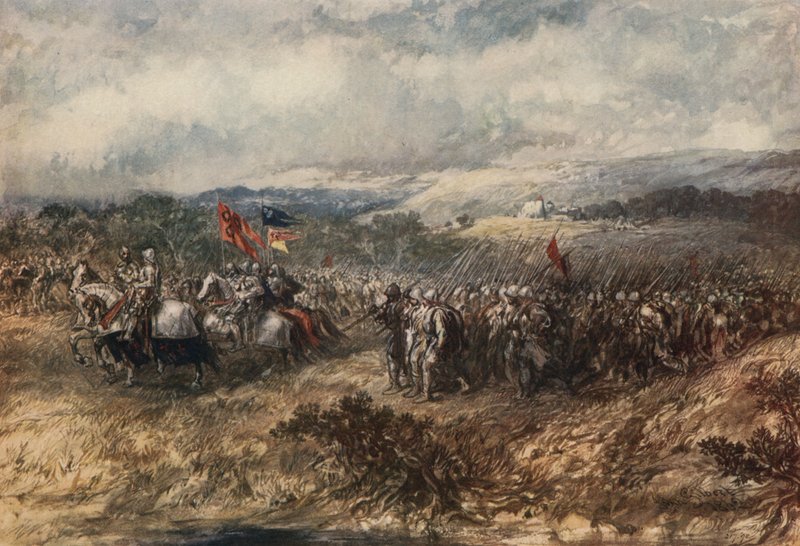 Yürüyüşte Haçlılar by John Gilbert