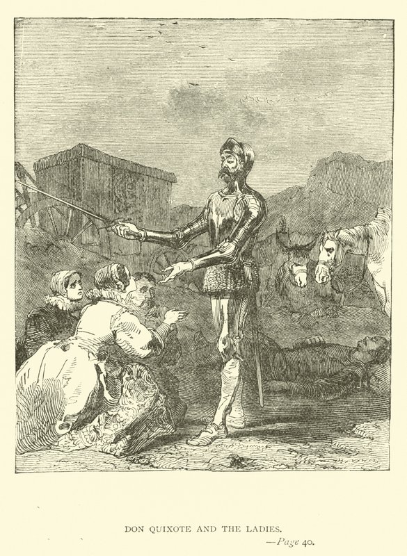 Don Kişot ve bayanlar by John Gilbert