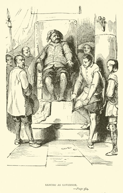 Vali olarak Sancho by John Gilbert