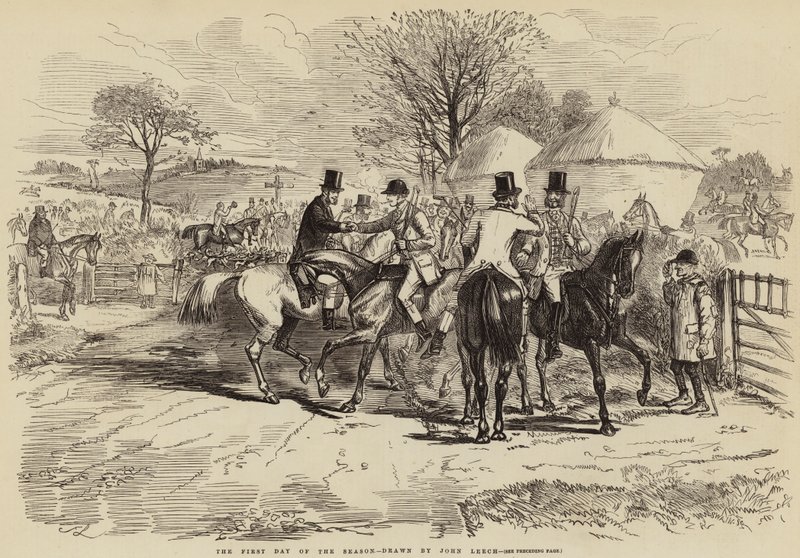 Sezonun İlk Günü by John Leech