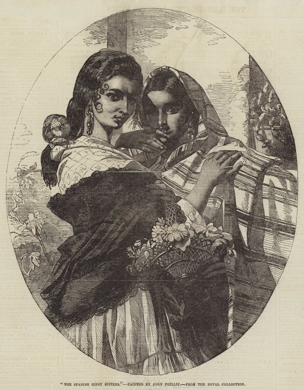 ಸ್ಪ್ಯಾನಿಷ್ ಜಿಪ್ಸಿ ಸಿಸ್ಟರ್ಸ್ ಟರ್ಕ್ by John Phillip