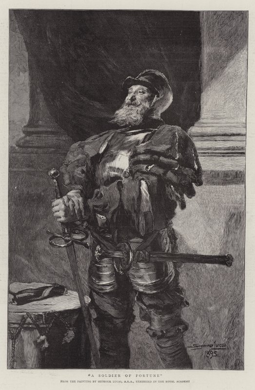 Şanslı Bir Asker by John Seymour Lucas