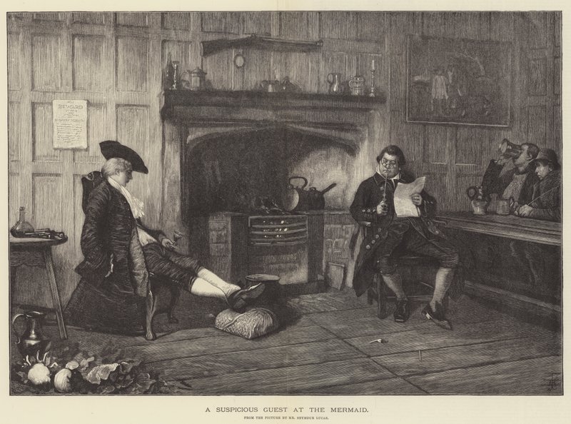 Deniz Kızı'nda Şüpheli Bir Konuk by John Seymour Lucas