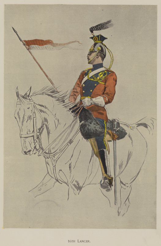 16. Lancer (renkli taş) by John (after) Charlton