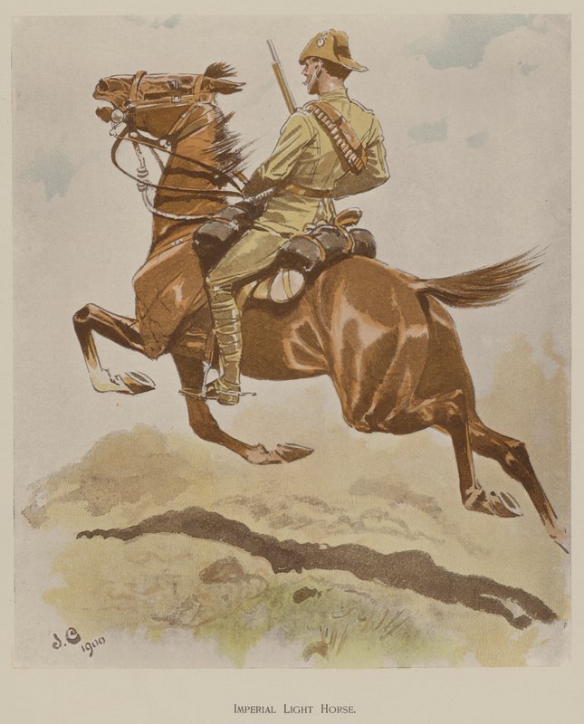 İmparatorluk Hafif Süvari (renkli taş) by John (after) Charlton