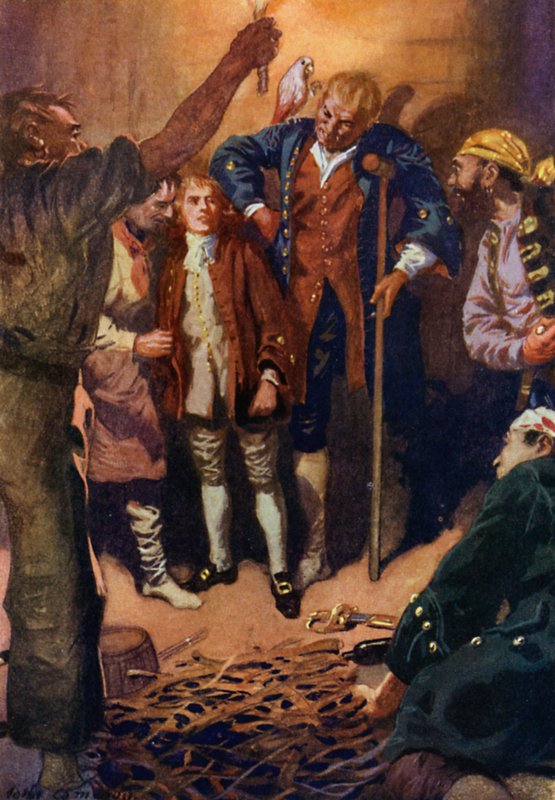Hazine Adası için İllüstrasyon by John Cameron