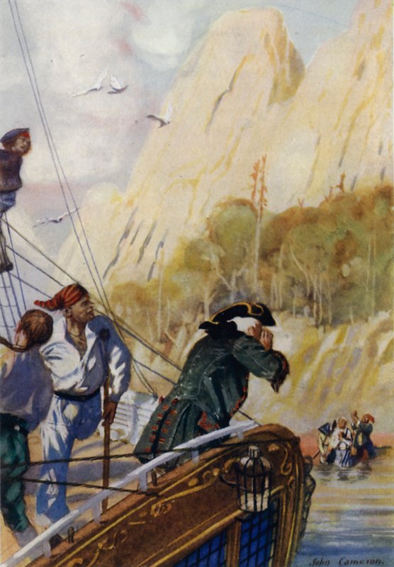 Hazine Adası için İllüstrasyon by John Cameron