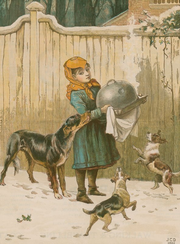 yaşlı bir adam urki başkanı by John Charles Dollman