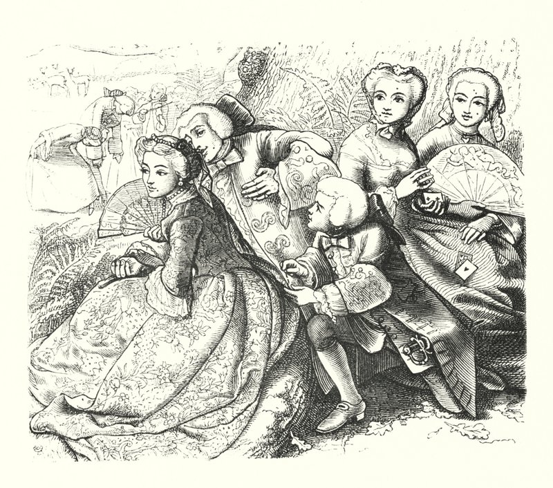 Konuşan Meşe (gravür) by John Everett (after) Millais