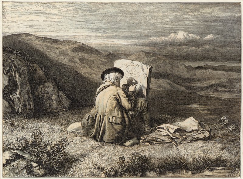 Eski Ölümlülük (chromolitho) by John Faed