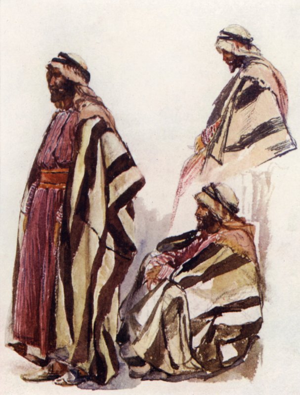 Tatil Elbiseli Fellah (renkli taş) by John Fulleylove