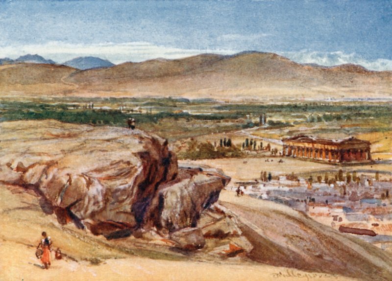 Areopagus ve Theseum by John Fulleylove