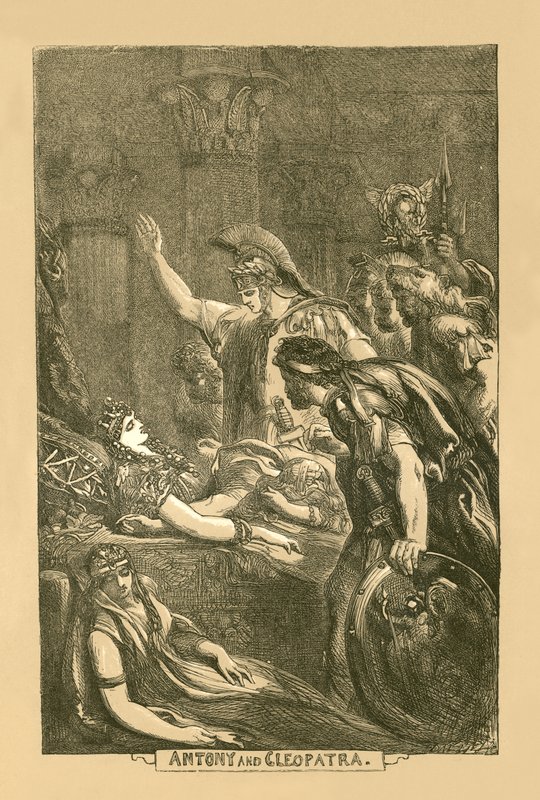 Antonius ve Kleopatra by John Gilbert