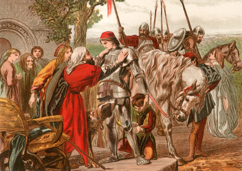 yıpranmış bir baba zevk alır gibi by John Gilbert