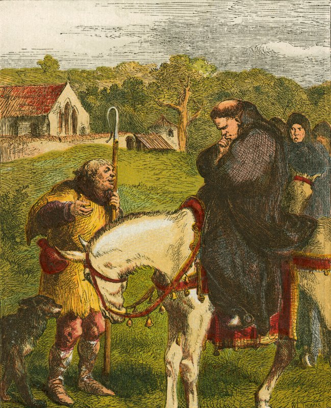 Kral John ve Canterbury Başrahibi by John Gilbert