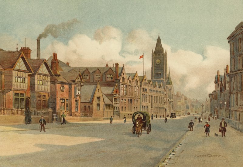 Liverpool Üniversitesi (renkli taş) by John Glynn