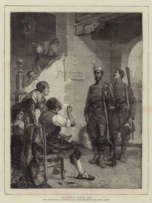 ಬಿಲ್ಲೆಟೆಡ್, ಸ್ಪೇನ್, 1874 ಟರ್ಕ್ by John Haynes Williams