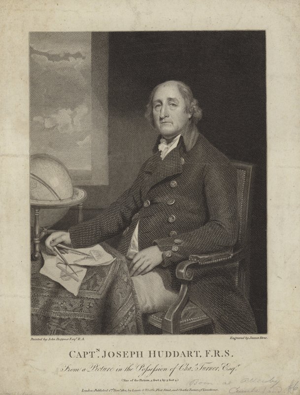 Kaptan Joseph Huddart by John Hoppner
