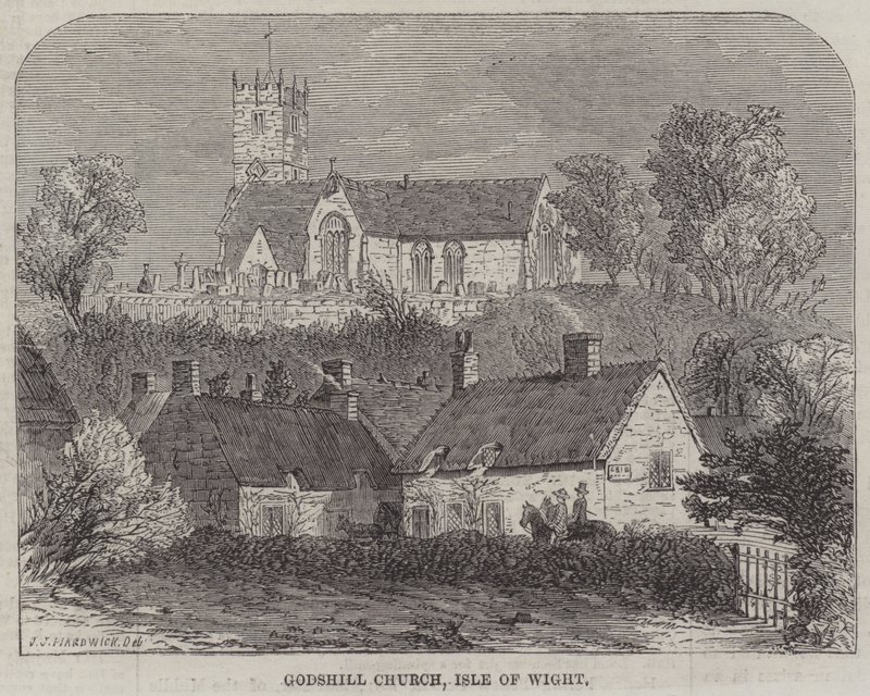 ಗಾಡ್ಶಿಲ್ ಚರ್ಚ್, ಐಲ್ ಆಫ್ ವೈಟ್ ಟರ್ಕ್ by John Jessop Hardwick