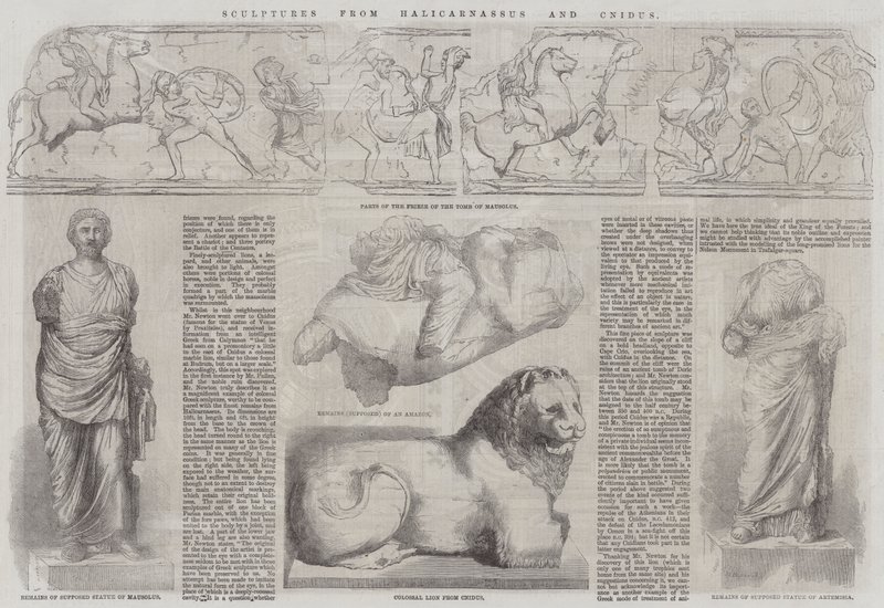 Halikarnas ve Knidos Heykelleri by John Jessop Hardwick
