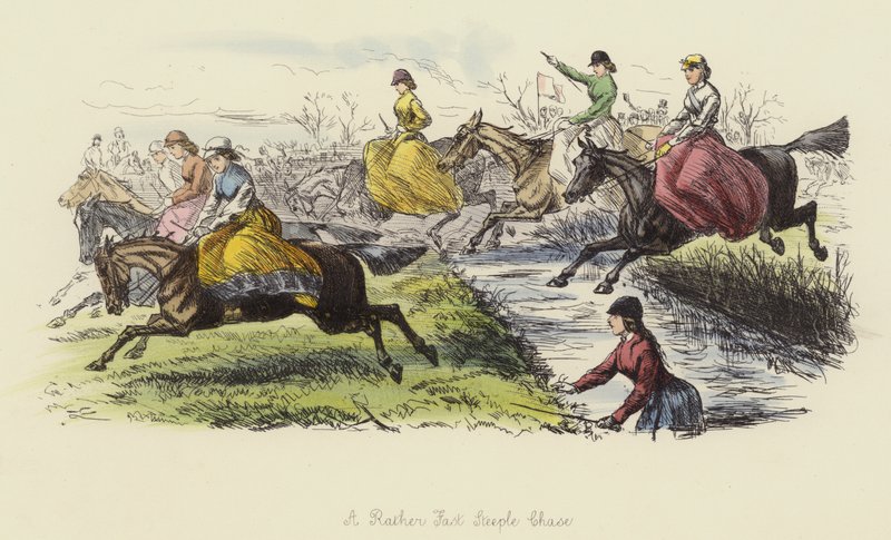 Oldukça Hızlı Bir Direk Kovalamacası by John Leech