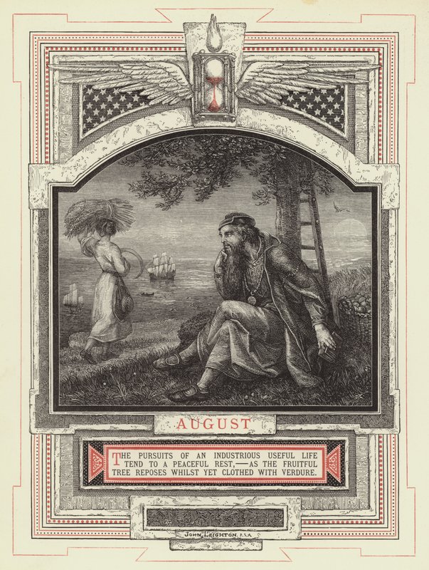 Ağustos (gravür) by John Leighton