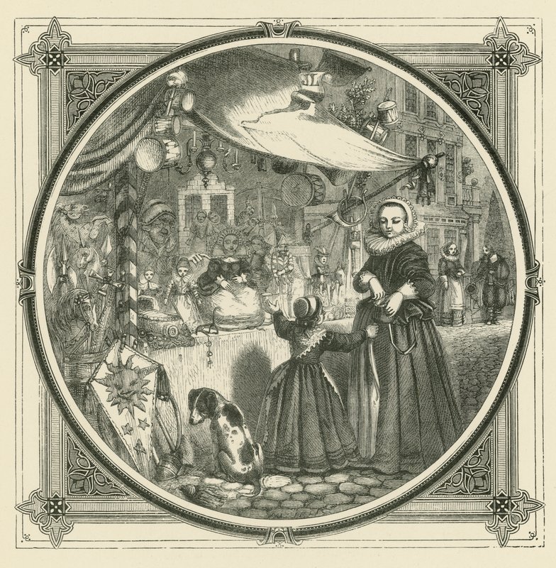 Kuyu set-off yarı satıldı (gravür) by John Leighton