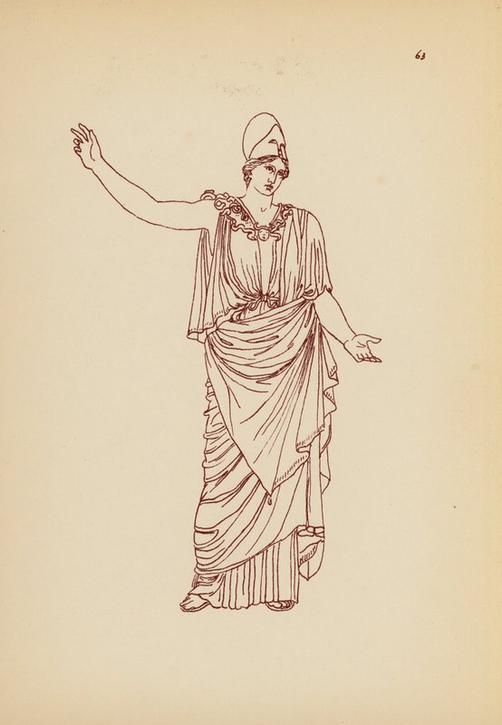 Antik Yunan Kadın Kostümü (lito) by John Moyr Smith