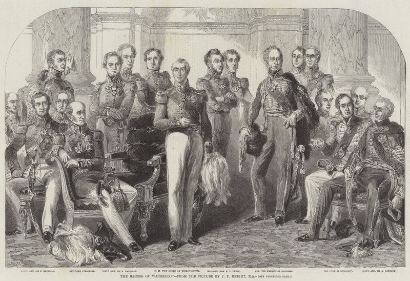 Waterloo Kahramanları by John Prescott Knight